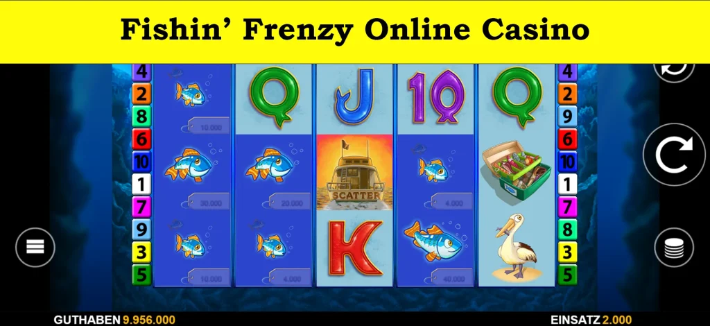 fishin' frenzy online casino
