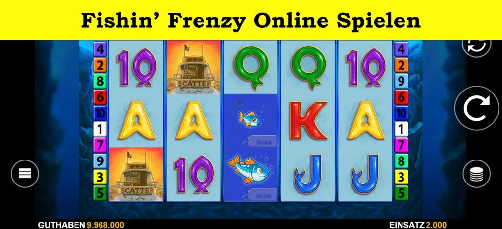 fishin' frenzy online spielen